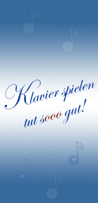 Klavier spielen tut so gut